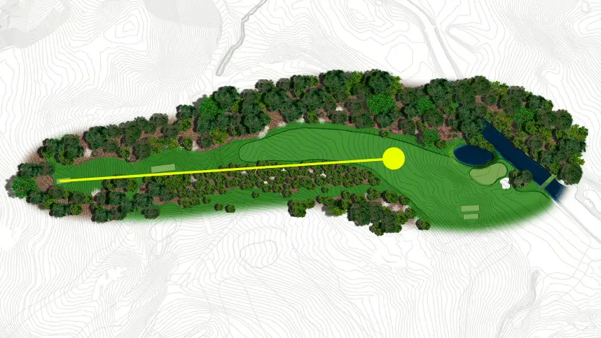 Bryson DeChambeau Driver Hole 11 Masters