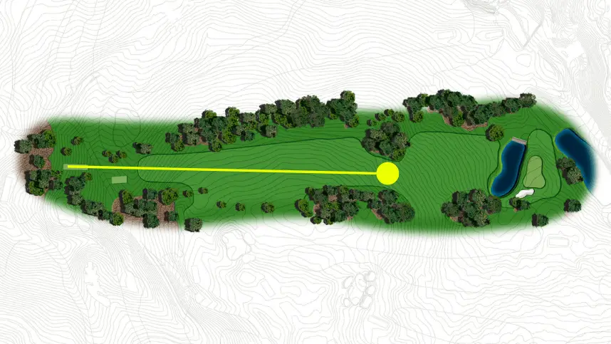 Bryson DeChambeau's Drive Hole 15 Masters