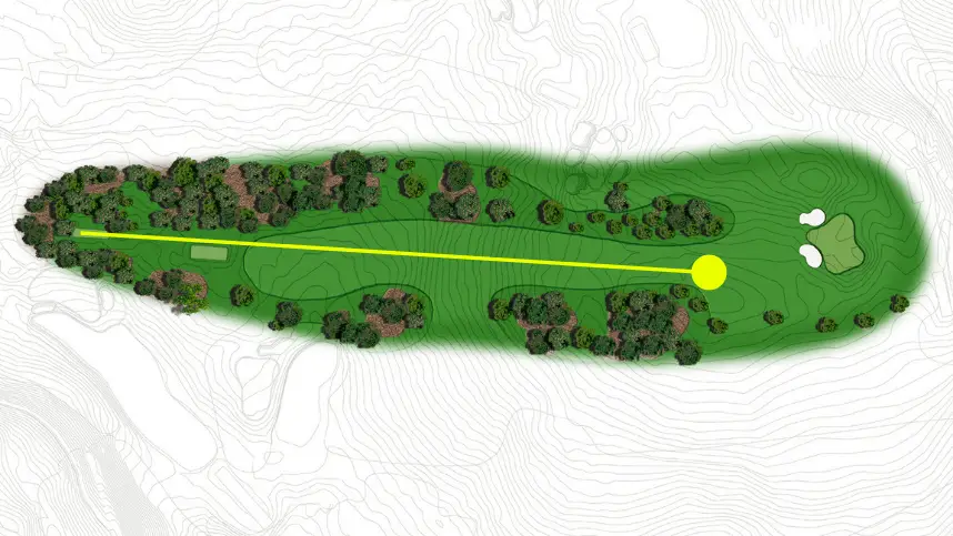 Bryson DeChambeau's Drive Hole 17 Masters