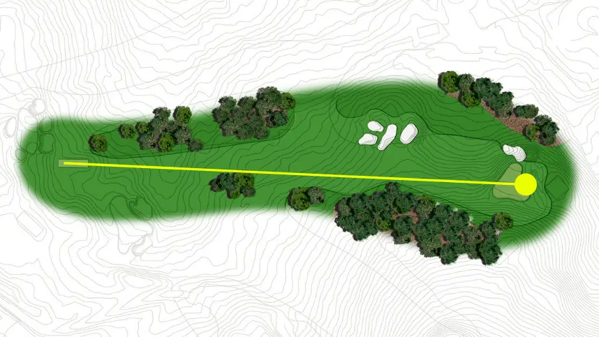 Bryson DeChambeau Driver Hole 3 Masters