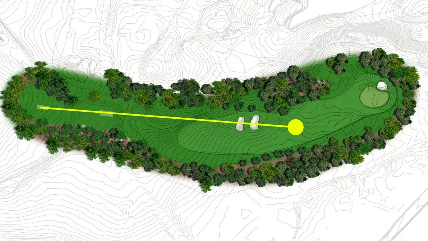 Bryson DeChambeau's Drive Hole 5 Masters