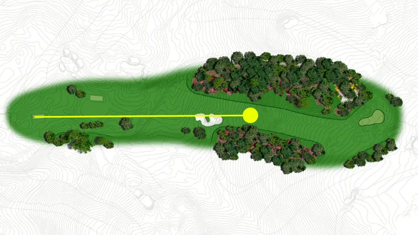 Bryson DeChambeau's Drive Hole 8 Masters