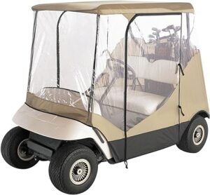 Classic Accessories Fairway 2-Person Travel 4-Sided Golf Cart Enclosure