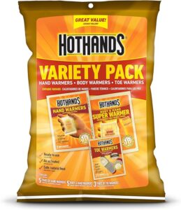 Packaging of HotHands Toe, Hand, & Body Warmer