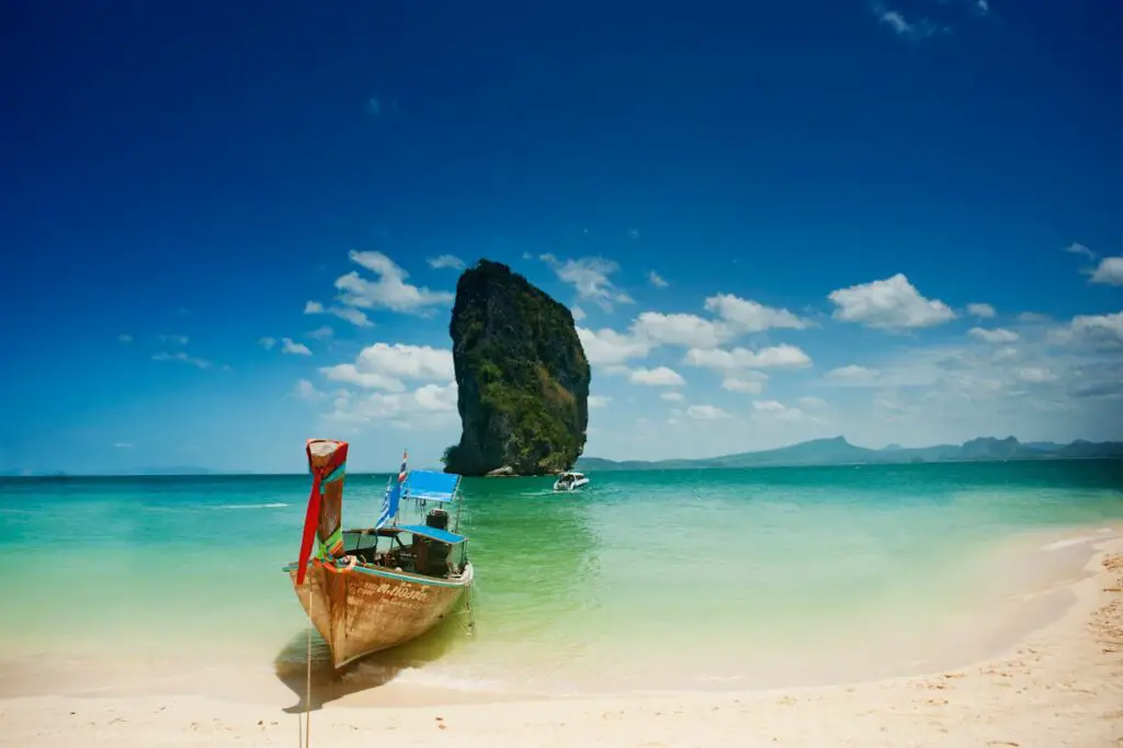 Boat on a beach in Thailand