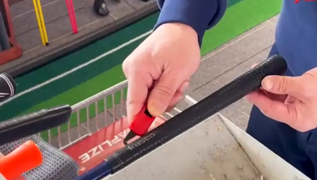 Regrip Your Golf Club, Remove Old Grip