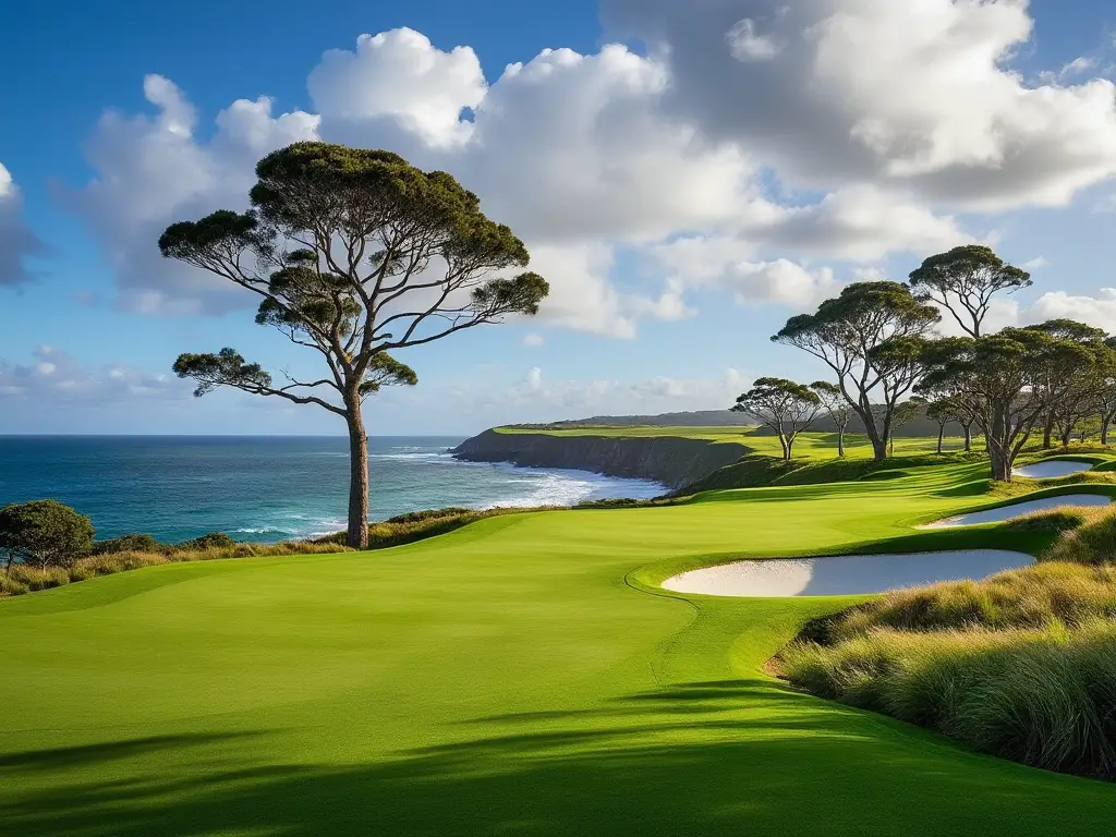 Links-style golf course on Australia's Mornington Peninsula.

