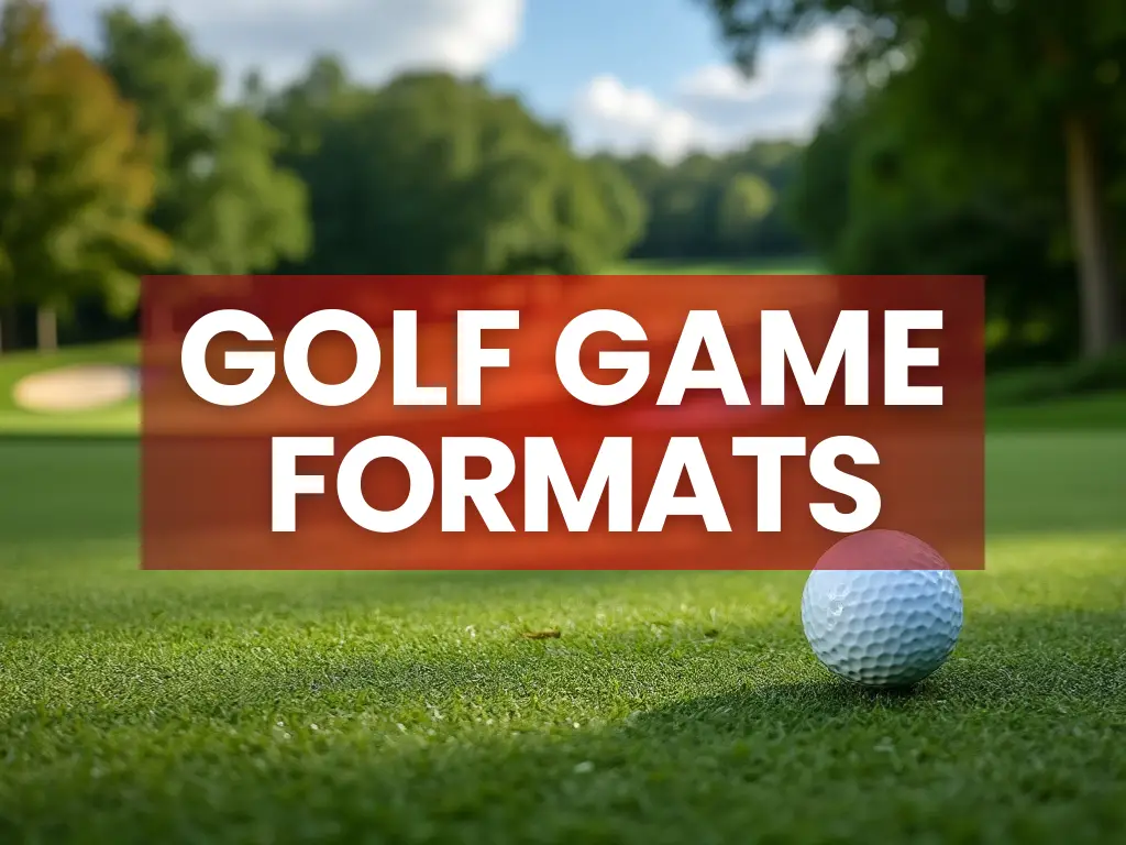 How To Play Different Golf Game Formats