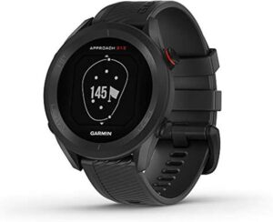 Garmin Approach S12 GPS golf watch with a 1.3-inch sunlight-readable display, 42,000 preloaded courses, and 30-hour battery