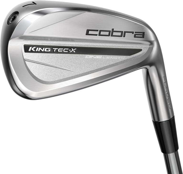 Cobra KING TEC X ONE Length iron — back cavity showing ONE LENGTH branding
